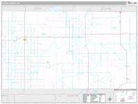 Logan County, ND Wall Map Zip Code