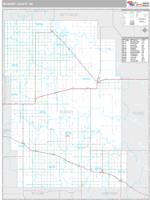 McHenry County, ND Wall Map Zip Code