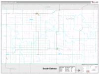 McIntosh County, ND Wall Map Zip Code