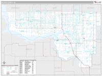McLean County, ND Wall Map Zip Code