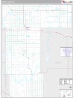 Pierce County, ND Wall Map Zip Code
