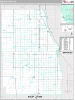 Richland County, ND Wall Map Zip Code