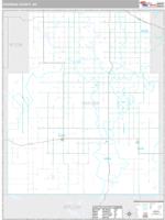 Sheridan County, ND Wall Map Zip Code