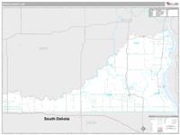 Sioux County, ND Wall Map