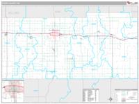 Stark County, ND Wall Map Zip Code