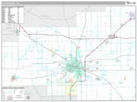Allen County, OH Wall Map Zip Code