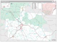 Athens County, OH Wall Map Zip Code