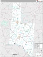 Brown County, OH Wall Map Zip Code