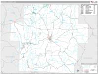 Carroll County, OH Wall Map Zip Code