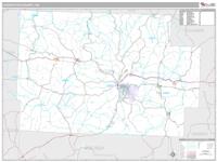 Coshocton County, OH Wall Map Zip Code