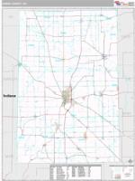 Darke County, OH Wall Map Zip Code