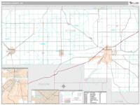 Defiance County, OH Wall Map Zip Code