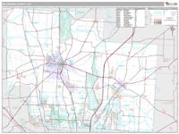 Delaware County, OH Wall Map Zip Code