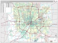 Franklin County, OH Wall Map