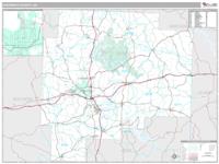 Guernsey County, OH Wall Map Zip Code