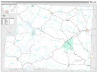 Harrison County, OH Wall Map Zip Code