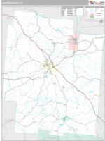 Jackson County, OH Wall Map Zip Code