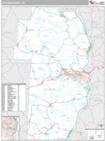 Jefferson County, OH Wall Map Zip Code