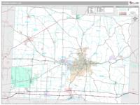 Licking County, OH Wall Map Zip Code