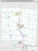 Miami County, OH Wall Map Zip Code