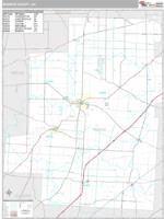 Morrow County, OH Wall Map Zip Code