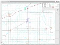 Paulding County, OH Wall Map Zip Code