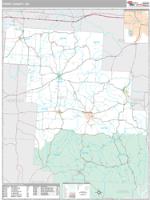 Perry County, OH Wall Map Zip Code