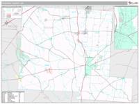 Pickaway County, OH Wall Map Zip Code
