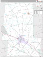 Union County, OH Wall Map Zip Code