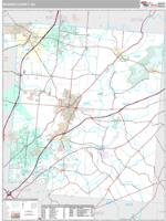 Warren County, OH Wall Map Zip Code
