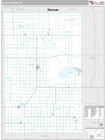 Alfalfa County, OK Wall Map Zip Code