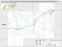 Beckham County, OK Wall Map Zip Code