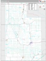 Caddo County, OK Wall Map