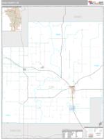 Coal County, OK Wall Map Zip Code