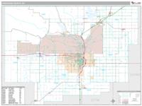 Comanche County, OK Wall Map Zip Code