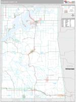 Delaware County, OK Wall Map