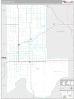 Ellis County, OK Wall Map Zip Code