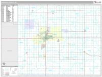 Garfield County, OK Wall Map Zip Code