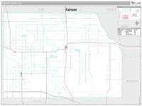 Harper County, OK Wall Map Zip Code