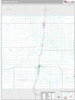 Kingfisher County, OK Wall Map Zip Code