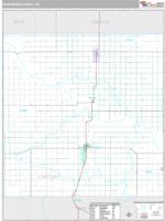 Kingfisher County, OK Wall Map