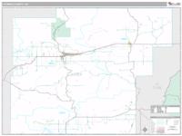 Latimer County, OK Wall Map