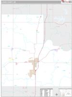 Logan County, OK Wall Map Zip Code