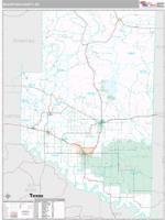 McCurtain County, OK Wall Map Zip Code