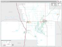 Murray County, OK Wall Map Zip Code