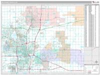 Oklahoma County, OK Wall Map Zip Code