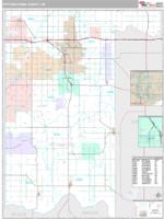 Pottawatomie County, OK Wall Map Zip Code