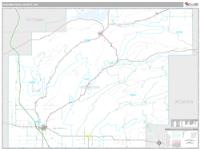 Pushmataha County, OK Wall Map