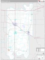 Seminole County, OK Wall Map Zip Code