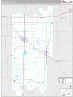 Seminole County, OK Wall Map